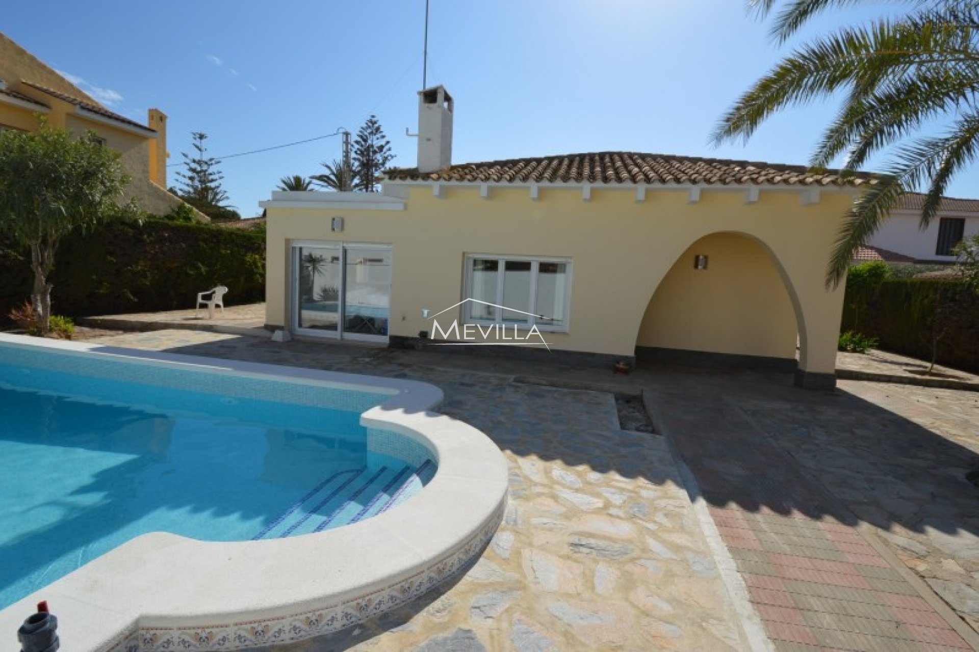 The villa with private swimming pool 