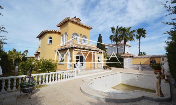 The villa with a private swimming pool