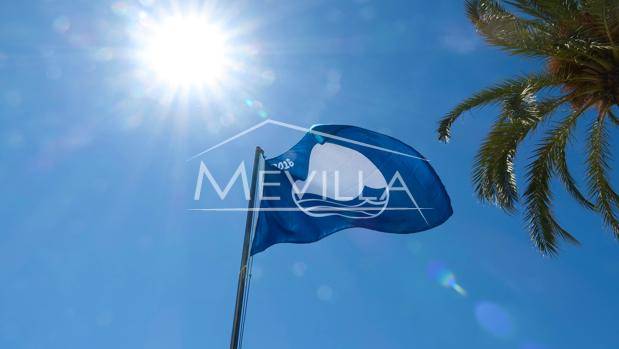 Blue flags on the southern Costa Blanca